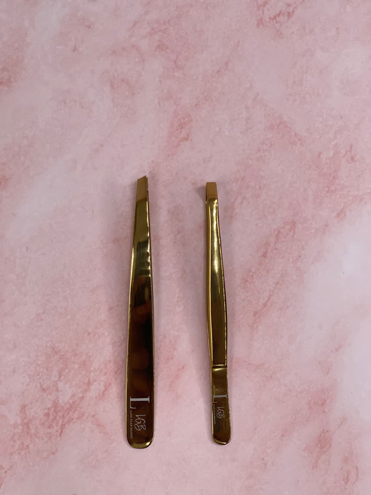 Gold EyeBrow Tweezer